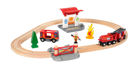 Rescue Firefighter Railway Set
