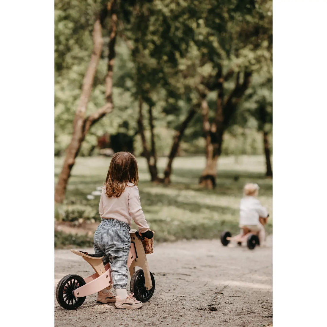 Tiny Tot Plus 2-in-1 Wooden Balance Bike & Tricycle