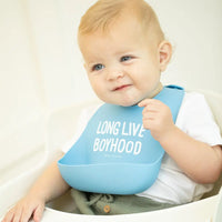 Long Live Boyhood Silicone Wonder Bib