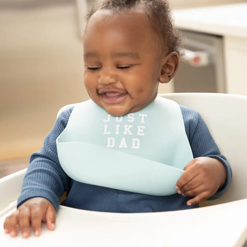 Just Like Dad Silicone Wonder Bib