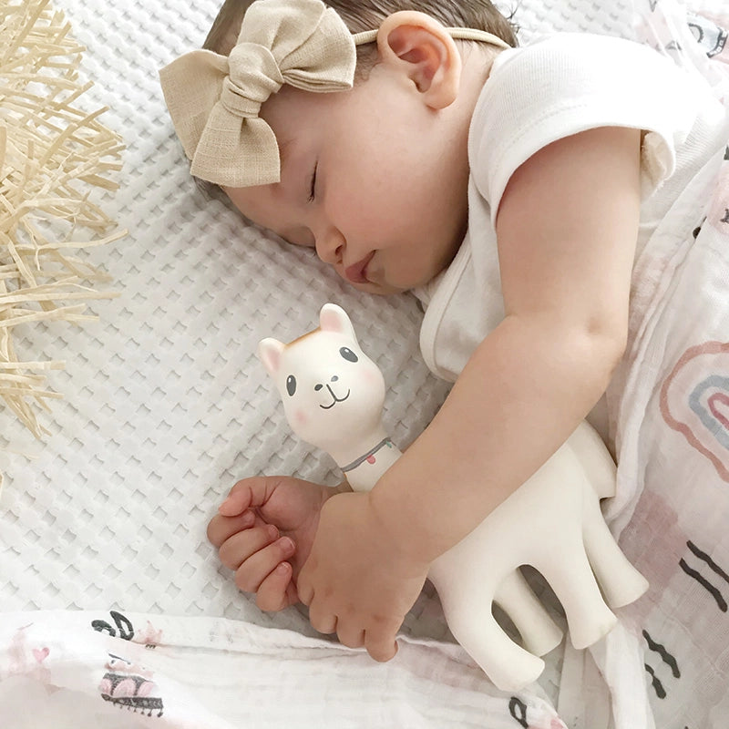 Lilith the Llama Organic Rubber Teether Toy