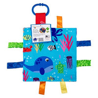 Ocean Fish Crinkle Tag Square 8x8