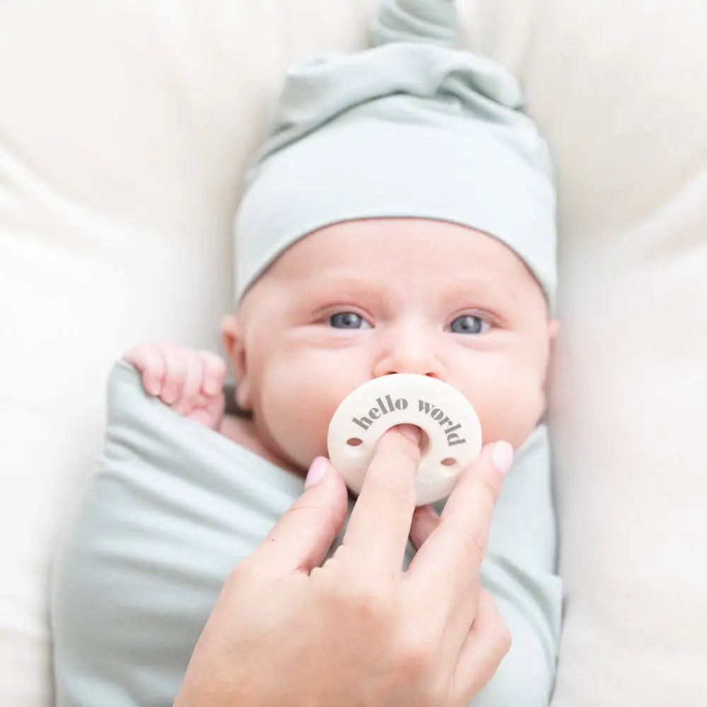Hello World Bubbi Pacifier