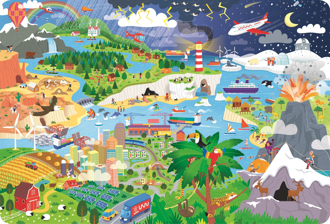 Book and Jigsaw Puzzle - Planet Earth 300 PCS