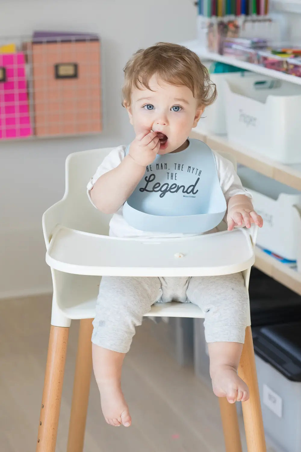 The Man, the Myth, the Legend Silicone Wonder Bib