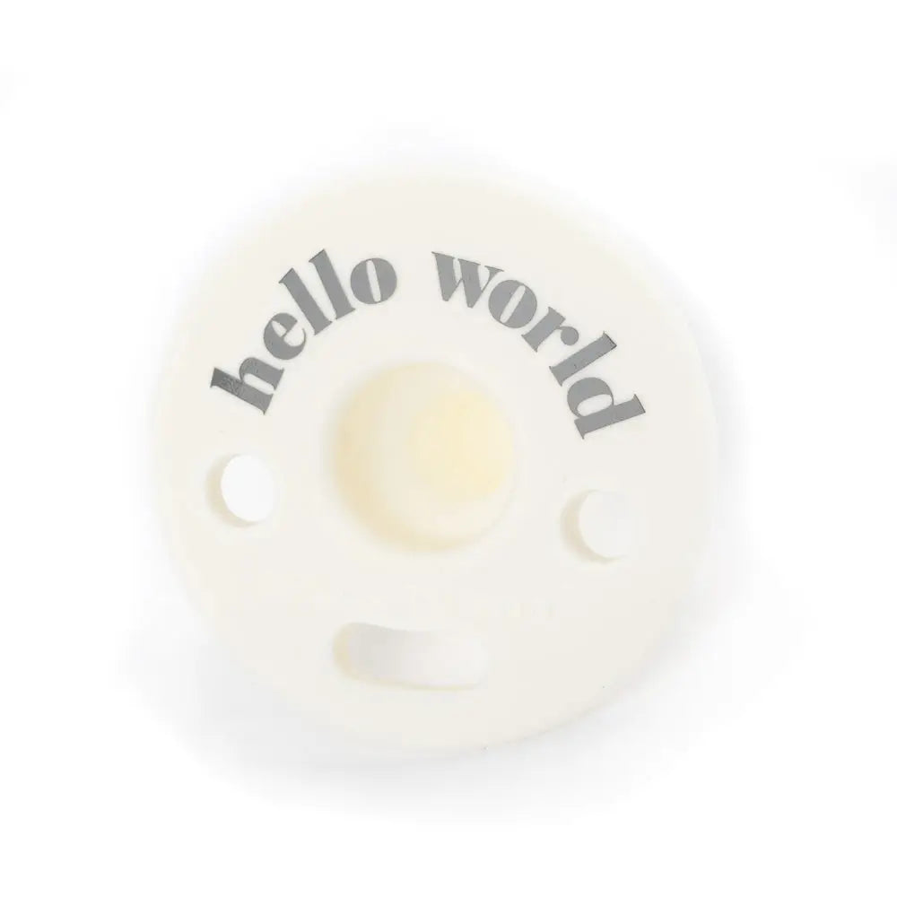 Hello World Bubbi Pacifier
