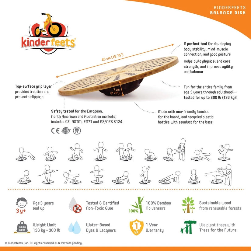 Bamboo Balance Disk