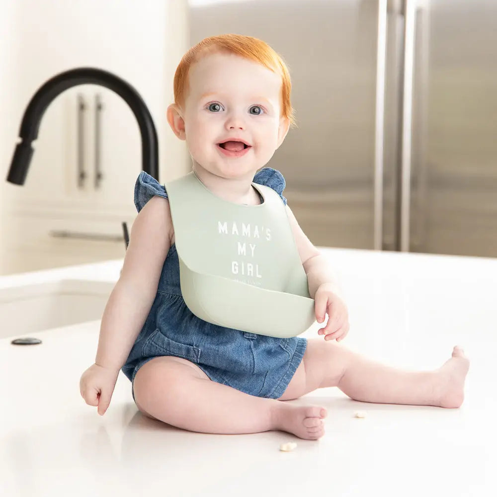 Mama's My Girl Silicone Wonder Bib