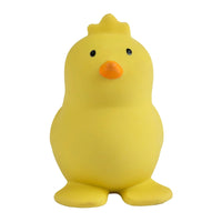 Chick - Natural Organic Rubber Teether, Rattle & Bath Toy
