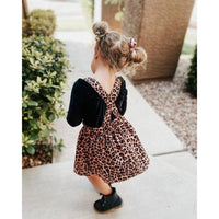 Leopard Print Suspender Skirt-Dresses-Bailey's Blossoms-12-18 M-bluebird baby & kids