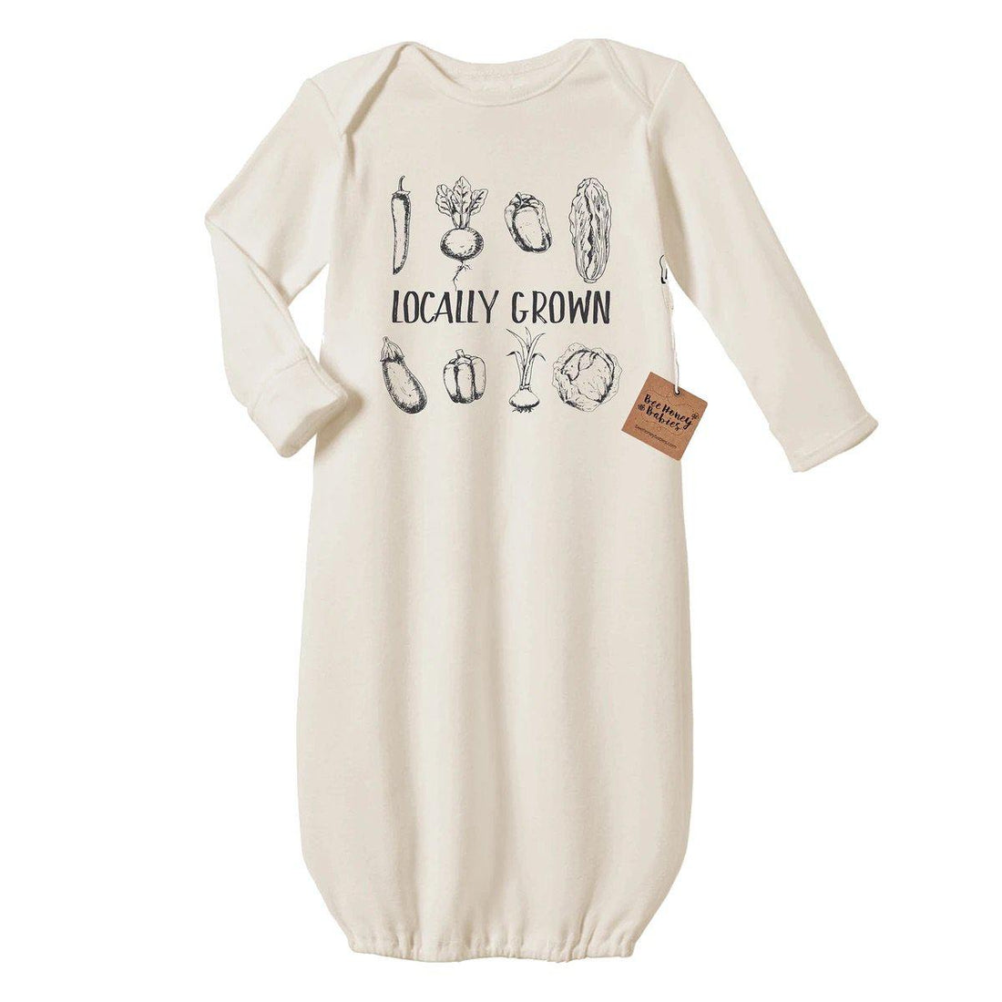 Locally Grown Sleep Sack-Gowns-Bee Honey Babies-bluebird baby & kids