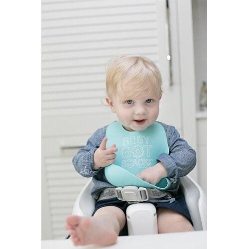 Baby Got Snacks Silicone Wonder Bib-Bibs-Bella Tunno-bluebird baby & kids