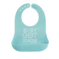 Baby Got Snacks Silicone Wonder Bib-Bibs-Bella Tunno-bluebird baby & kids