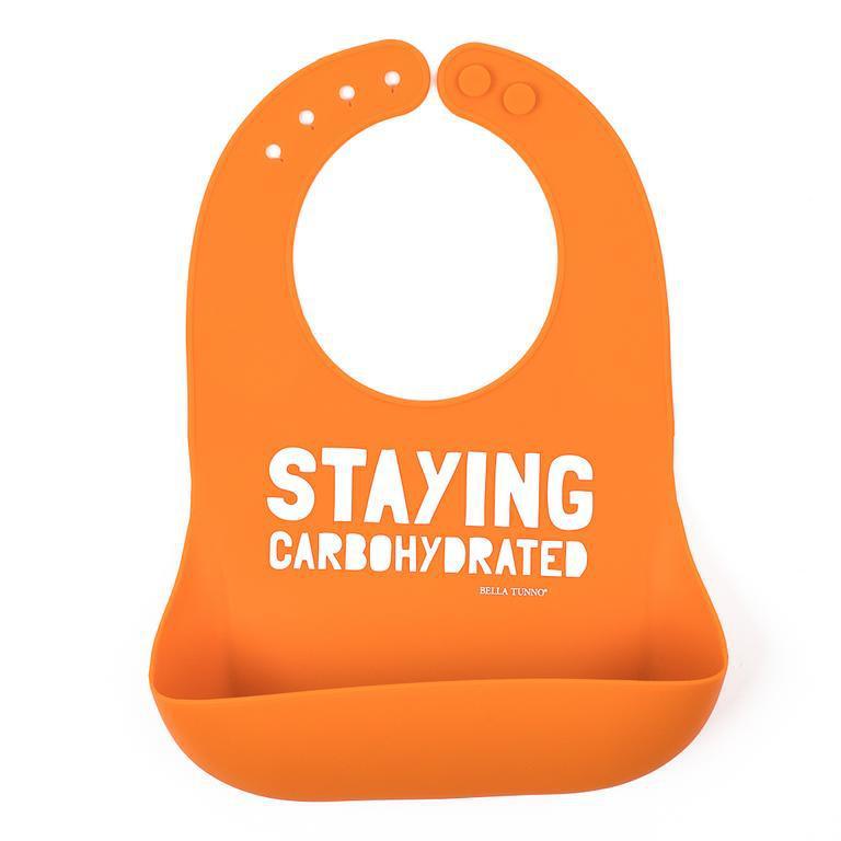 Staying Carbohydrated Silicone Bib-Bibs-Bella Tunno-bluebird baby & kids