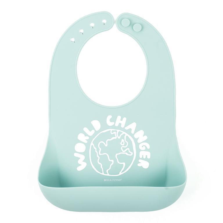 World Changer Silicone Bib-Bibs-Bella Tunno-bluebird baby & kids