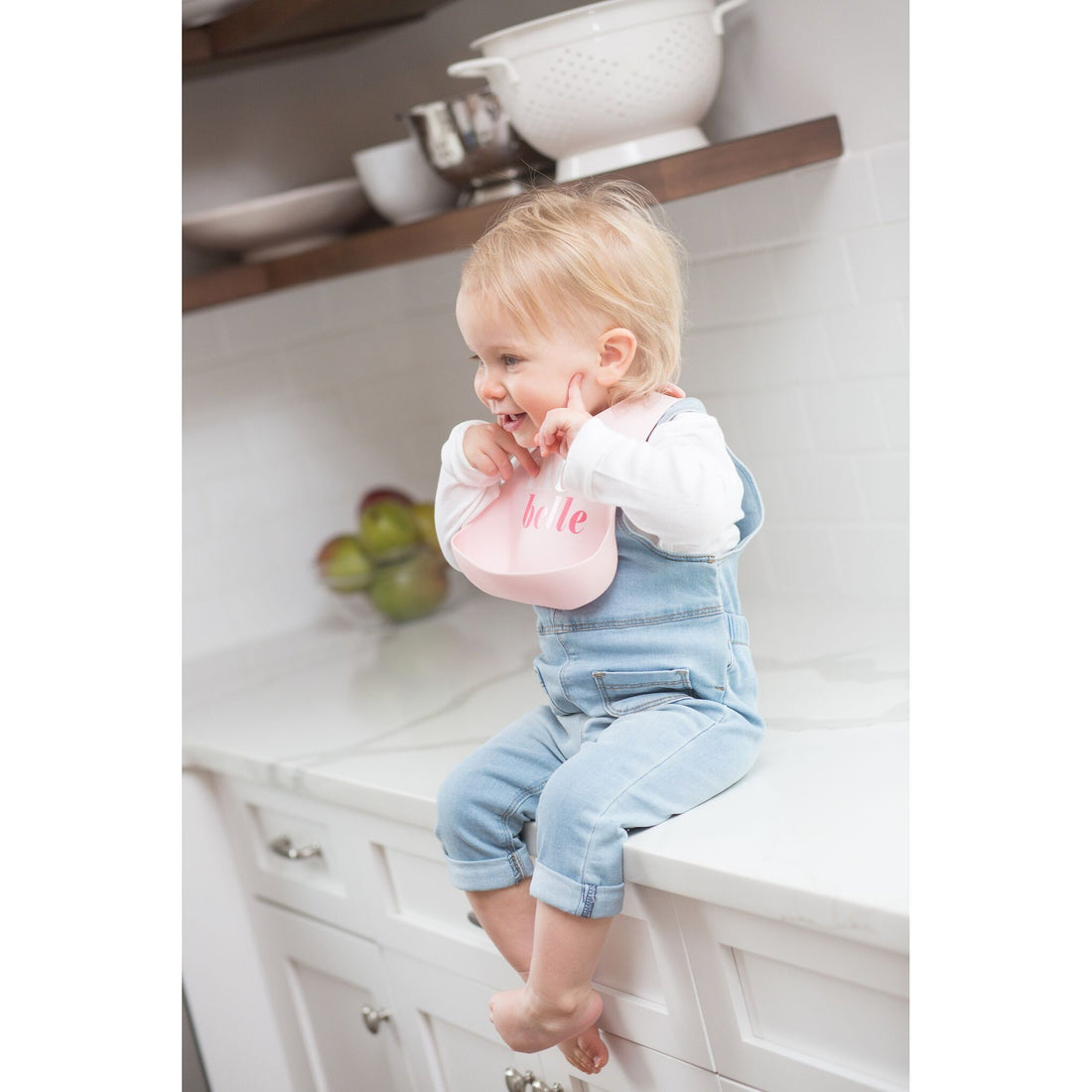 bella tunno silicone bib - taco belle-Bibs-Bella Tunno-bluebird