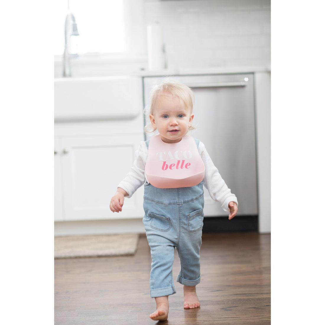 bella tunno silicone bib - taco belle-Bibs-Bella Tunno-bluebird
