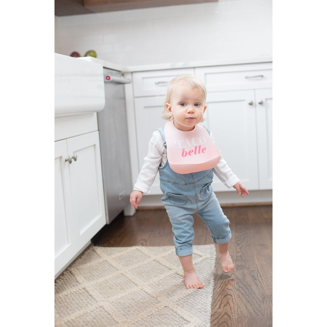 bella tunno silicone bib - taco belle-Bibs-Bella Tunno-bluebird