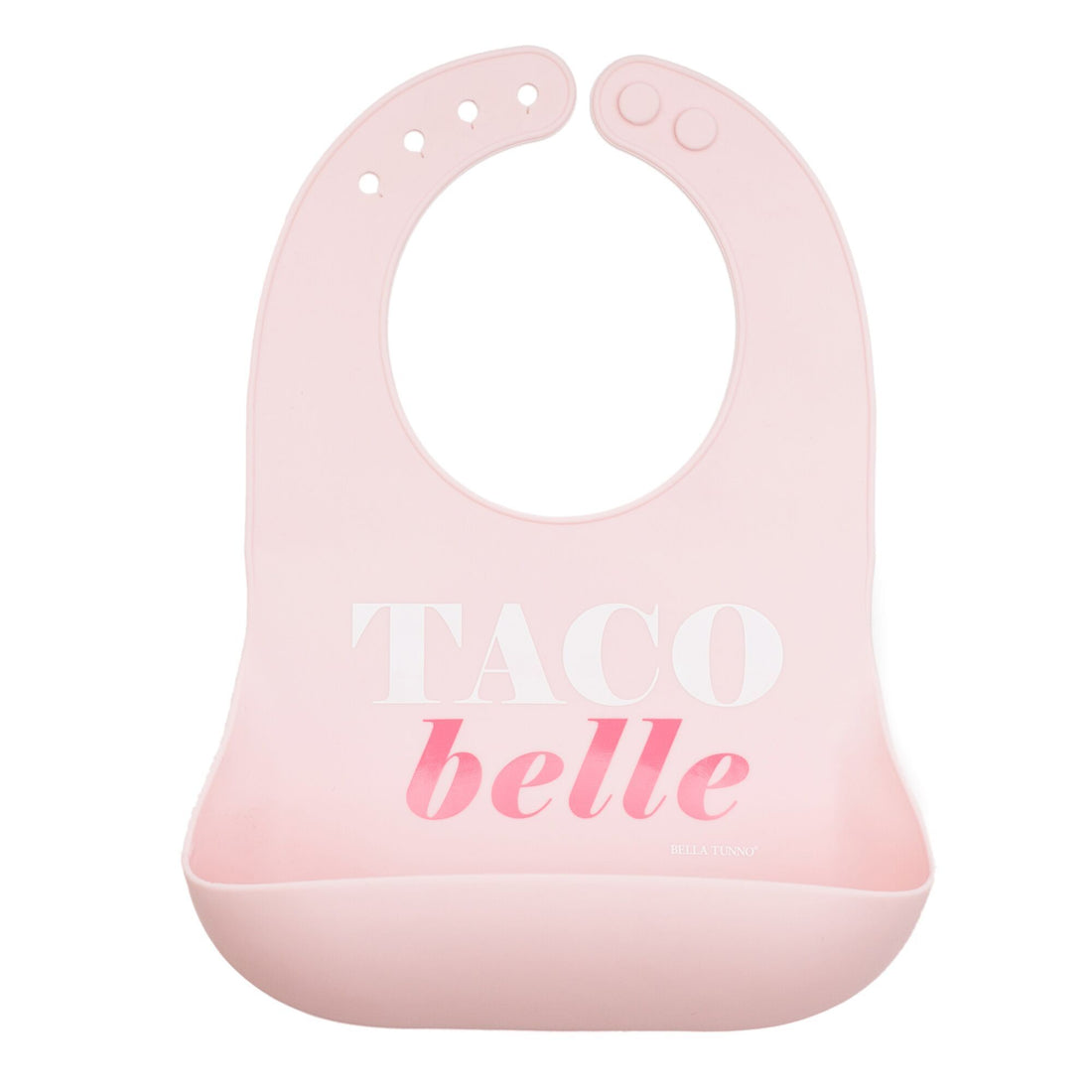 bella tunno silicone bib - taco belle-Bibs-Bella Tunno-bluebird