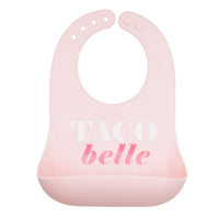 bella tunno silicone bib - taco belle-Bibs-Bella Tunno-bluebird
