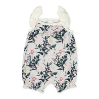Gardenia Rose Flutter Romper-Rompers-Bestaroo-3-6 M-bluebird baby & kids