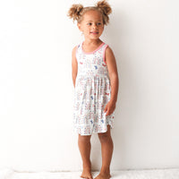 Rainbow Love Racerback Dress-Pajamas-Bestaroo-2T-bluebird baby & kids