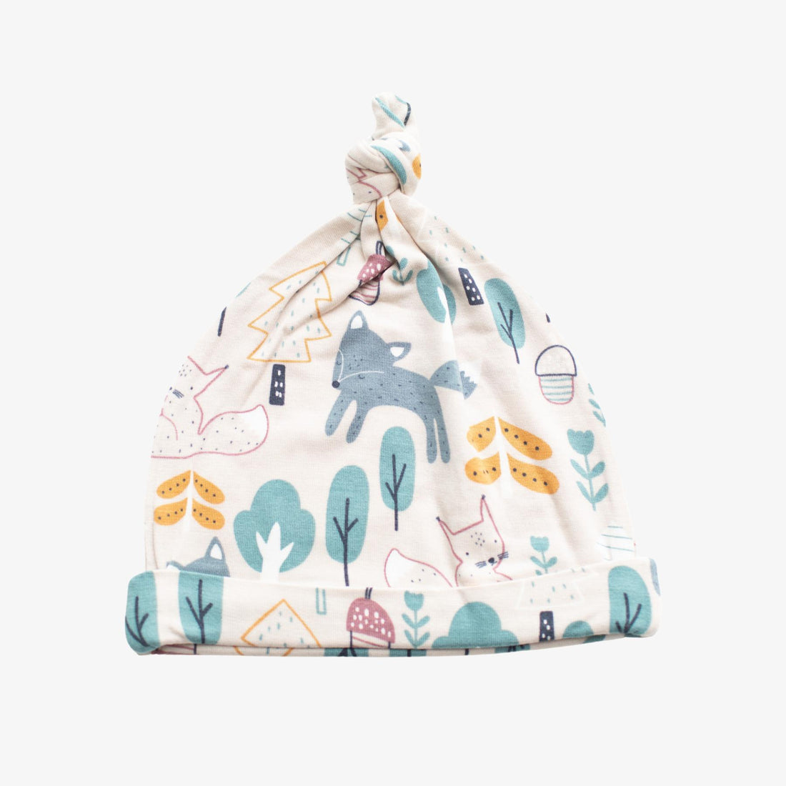 Woodland Wonderland Knotted Hat-Hats-Bestaroo-bluebird baby & kids