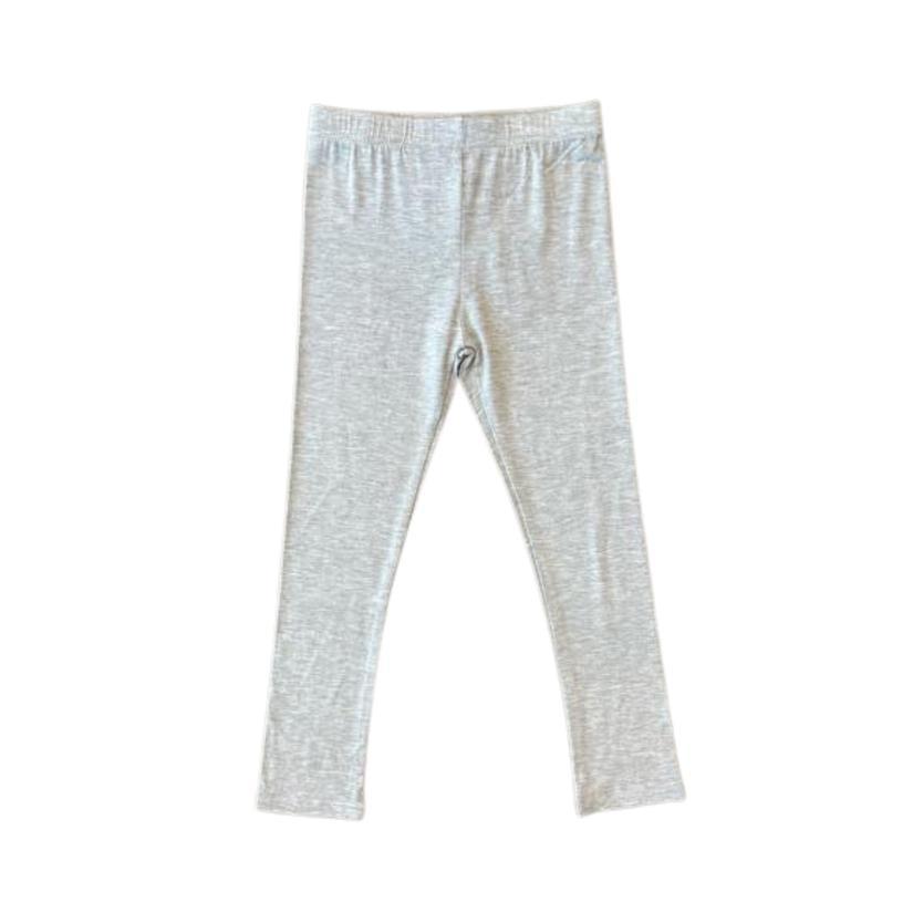 Solid Leggings-Bottoms-Bird & Bean-12-18 M-Heather Gray-bluebird baby & kids