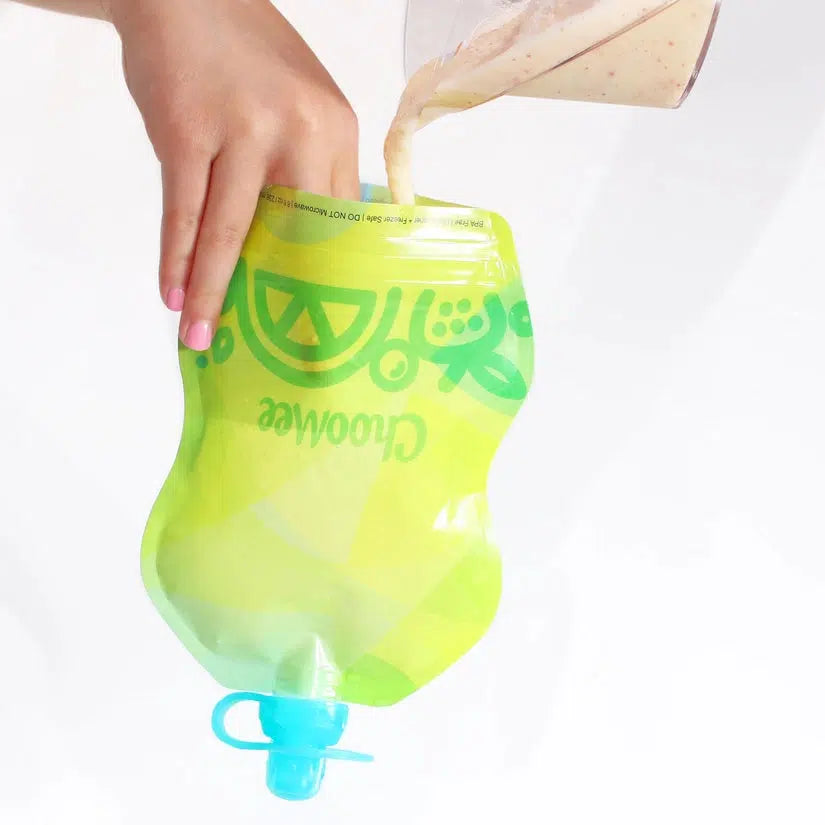 SnakPack Reusable Food Pouch - 6 CT 8 oz-Nursing & Feeding-ChooMee-SeaLife-bluebird baby & kids
