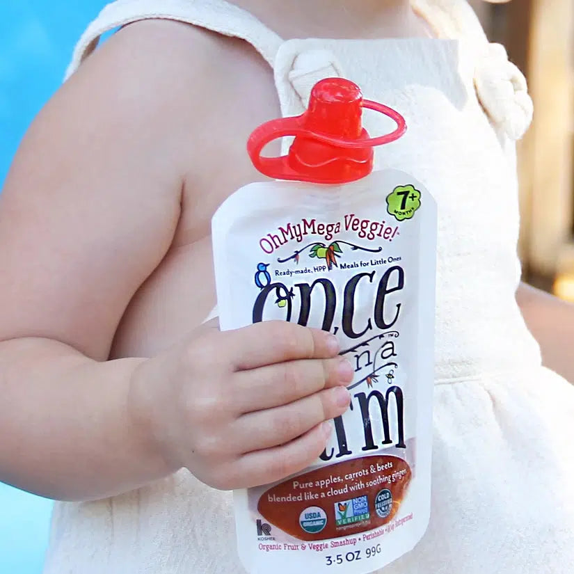 SoftSip Food Pouch Top - 2 CT | Red/Purple-Nursing & Feeding-ChooMee-bluebird baby & kids