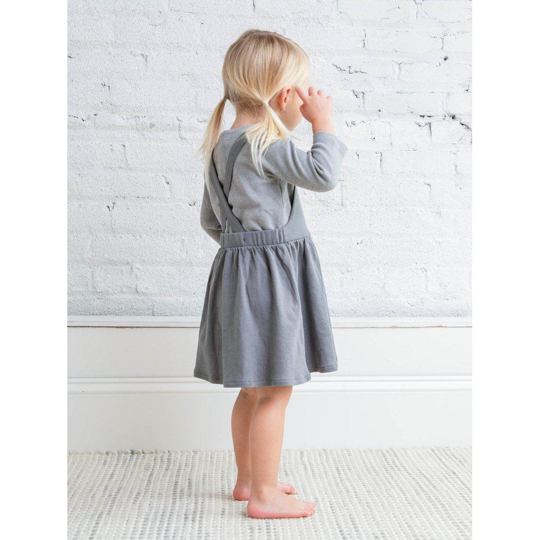 Jolie Jumper - Pewter-Dresses-Colored Organics-6-12 M-bluebird baby & kids