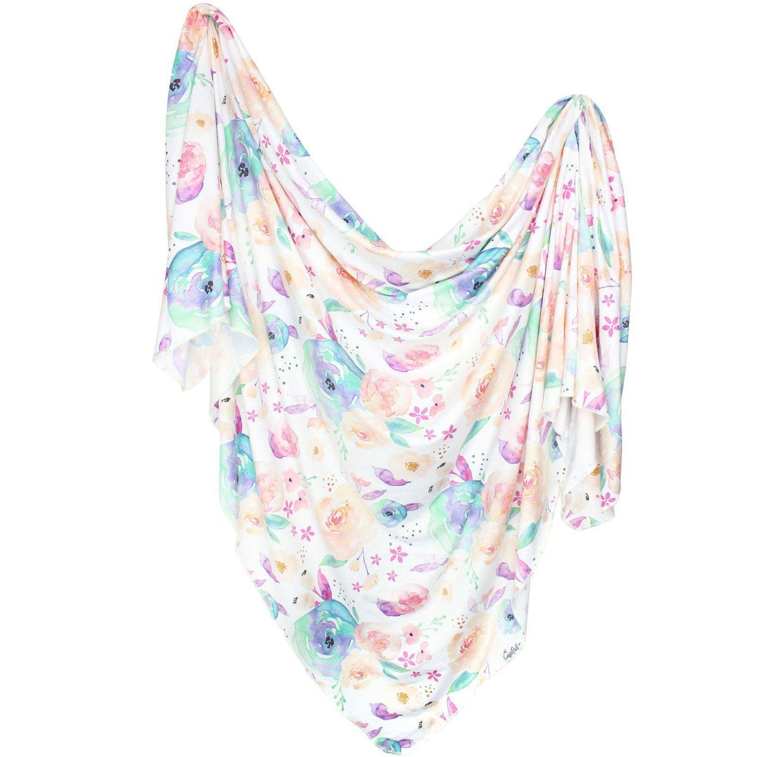 Bloom Knit Swaddle Blanket-Swaddle Blankets-Copper Pearl-bluebird baby & kids