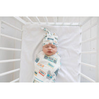 Bruno Newborn Top Knot Hat-Hats-Copper Pearl-bluebird baby & kids