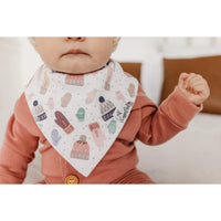 Cider Baby Bandana Drool Bibs-Bibs-Copper Pearl-Mittens (Cider)-bluebird baby & kids