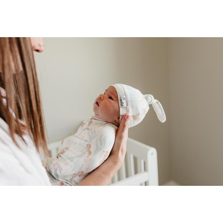 Coral Knit Swaddle Blanket-Swaddle Blankets-Copper Pearl-bluebird baby & kids