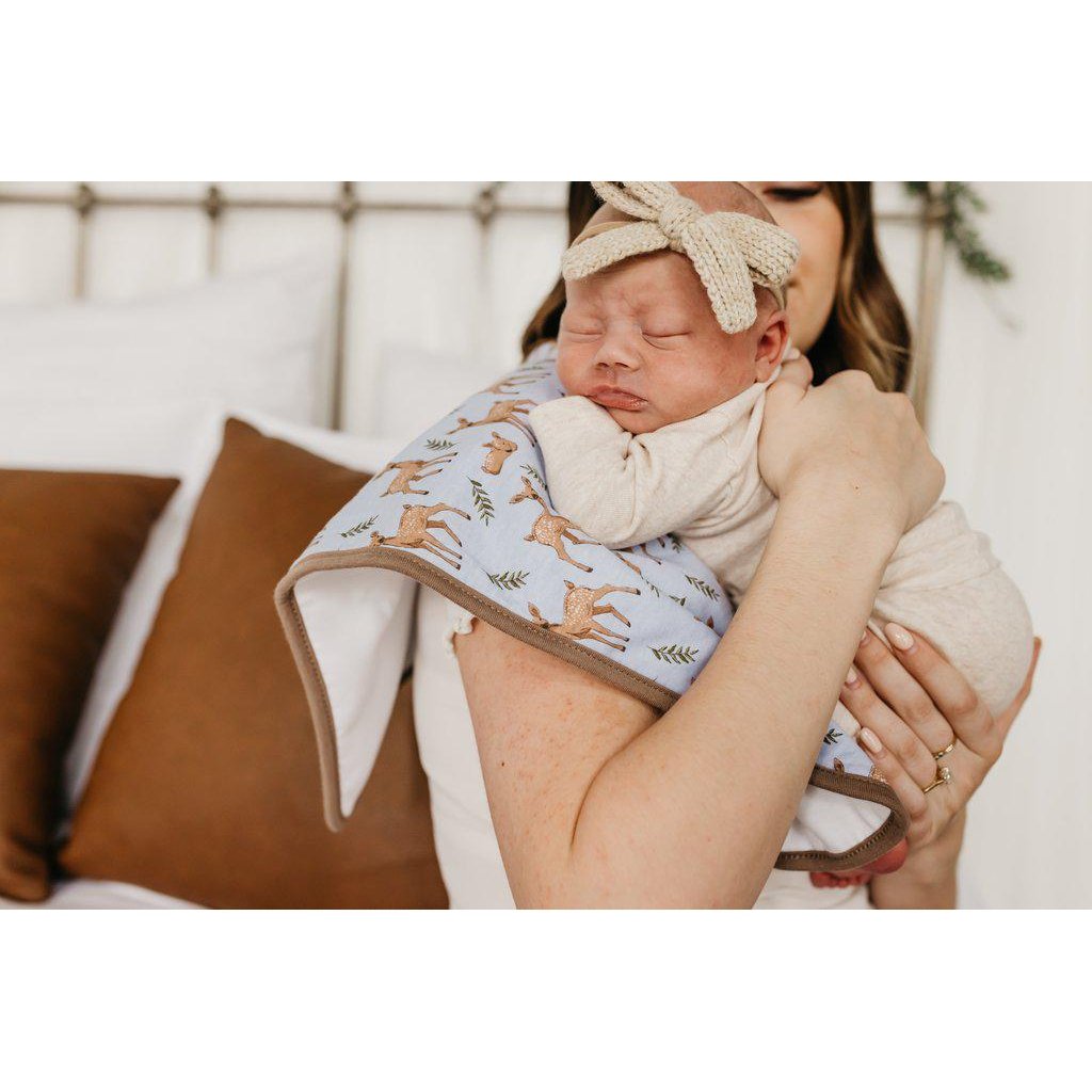Doe Burp Cloths (3-Pack)-Burp Cloths-Copper Pearl-bluebird baby & kids