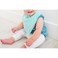 Jewel Baby Bandana Drool Bibs-Bibs-Copper Pearl-Light Blue Solid (Jewel)-bluebird baby & kids