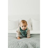 Jo Baby Bandana Drool Bibs-Bibs-Copper Pearl-Teal/Black (Jo)-bluebird baby & kids
