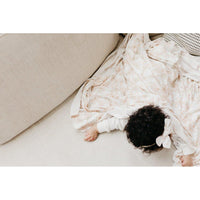 Kiana Knit Swaddle Blanket-Swaddle Blankets-Copper Pearl-bluebird baby & kids
