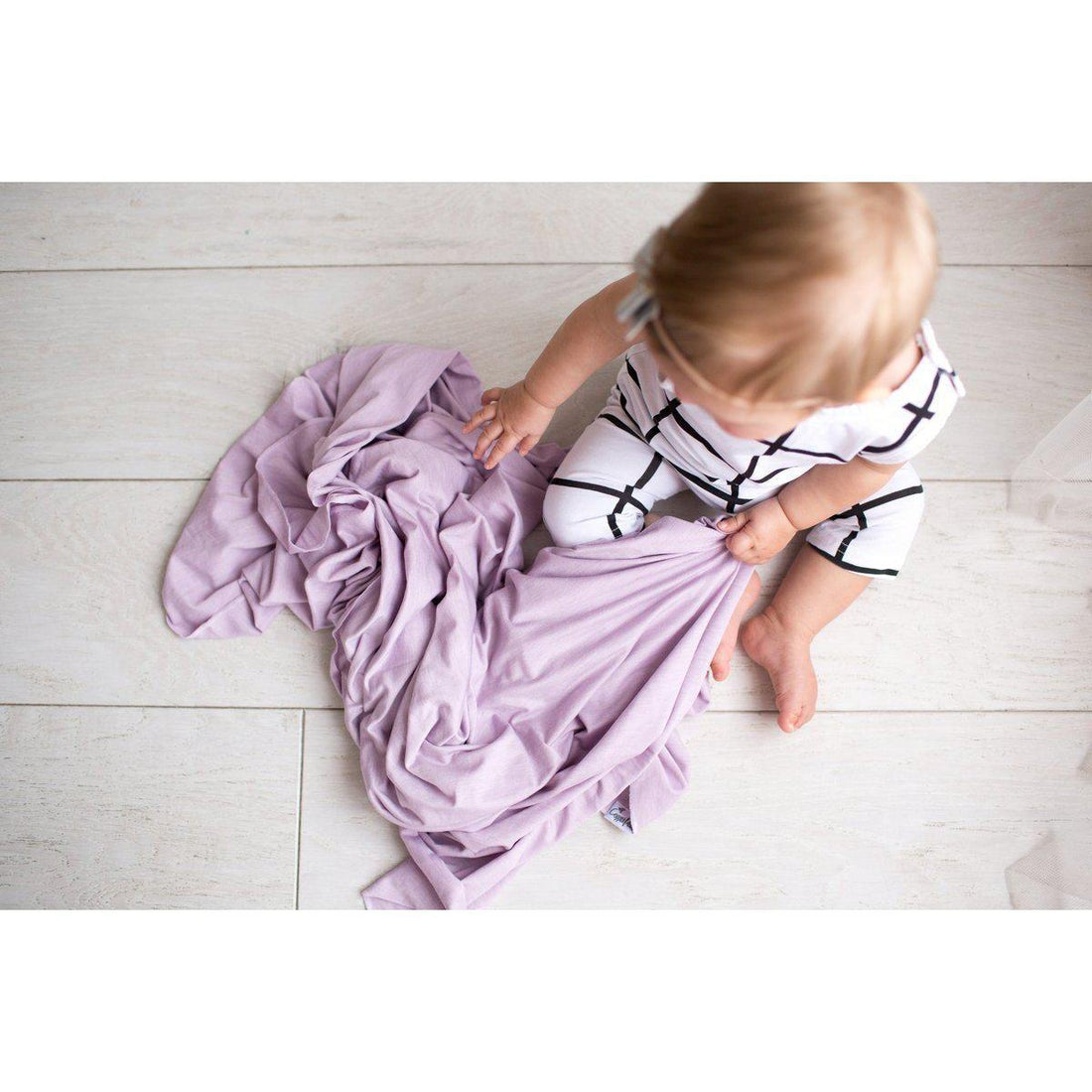 Lily Knit Swaddle Blanket-Blankets & Loveys-Copper Pearl-bluebird baby & kids