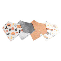 Trick Halloween Bandana Drool Bibs-Bibs-Copper Pearl-Bats & Pumpkins-bluebird baby & kids