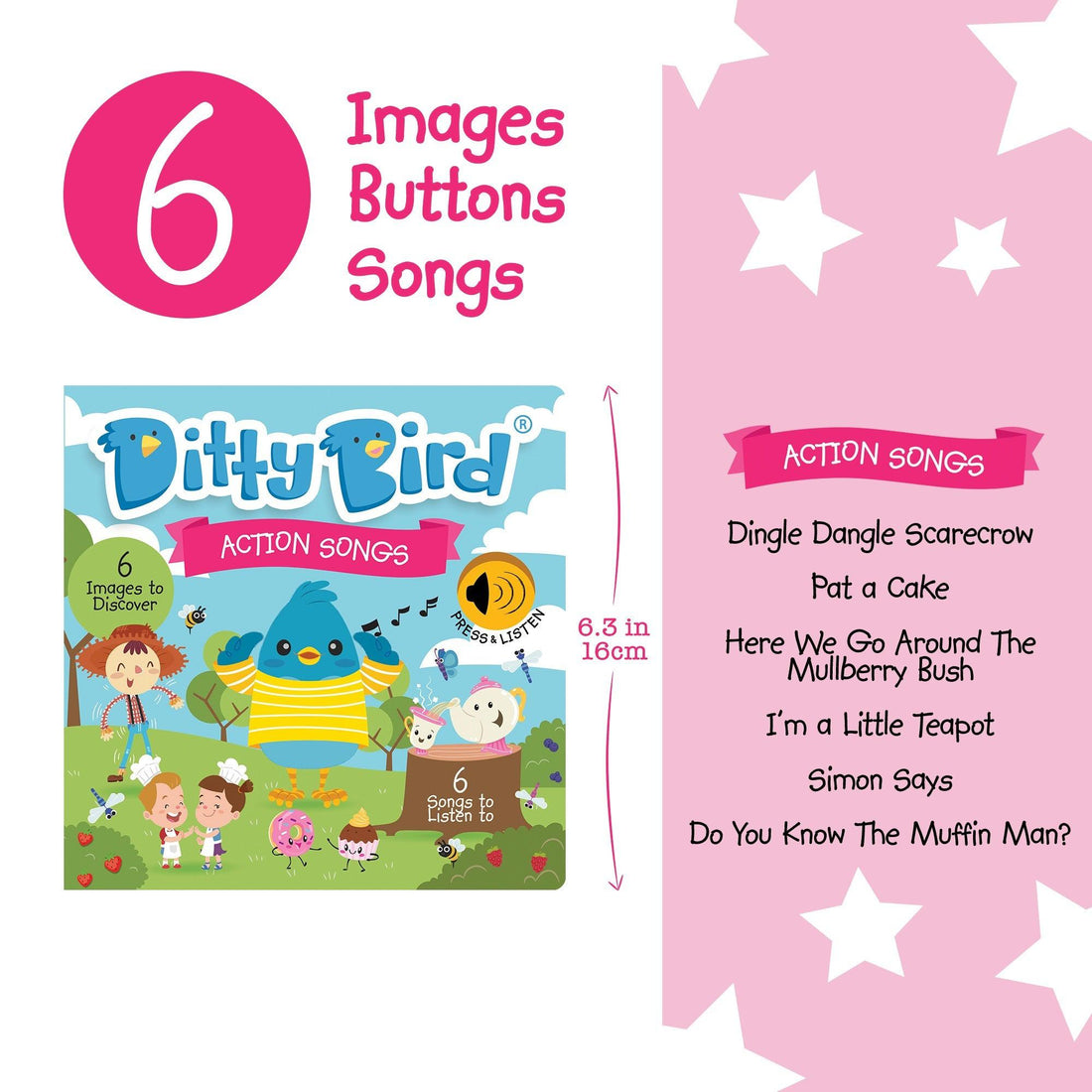 Ditty Bird Action Songs-Baby Activity Toys-Ditty Bird-bluebird baby & kids