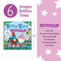 Ditty Bird Classical Ballet Music-Baby Activity Toys-Ditty Bird-bluebird baby & kids