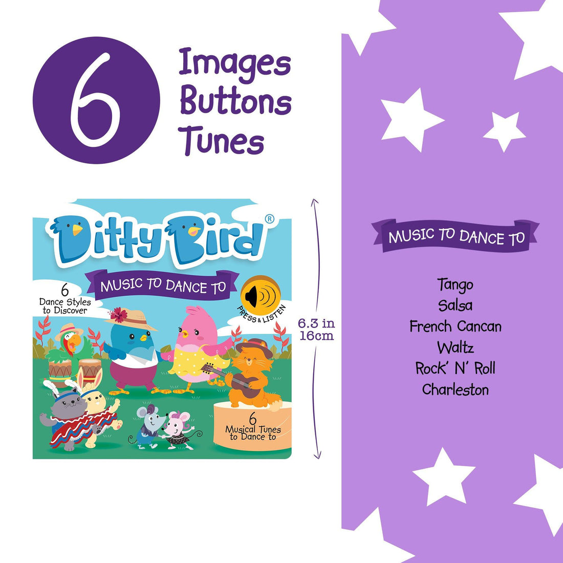 Ditty Bird Music To Dance To-Baby Activity Toys-Ditty Bird-bluebird baby & kids