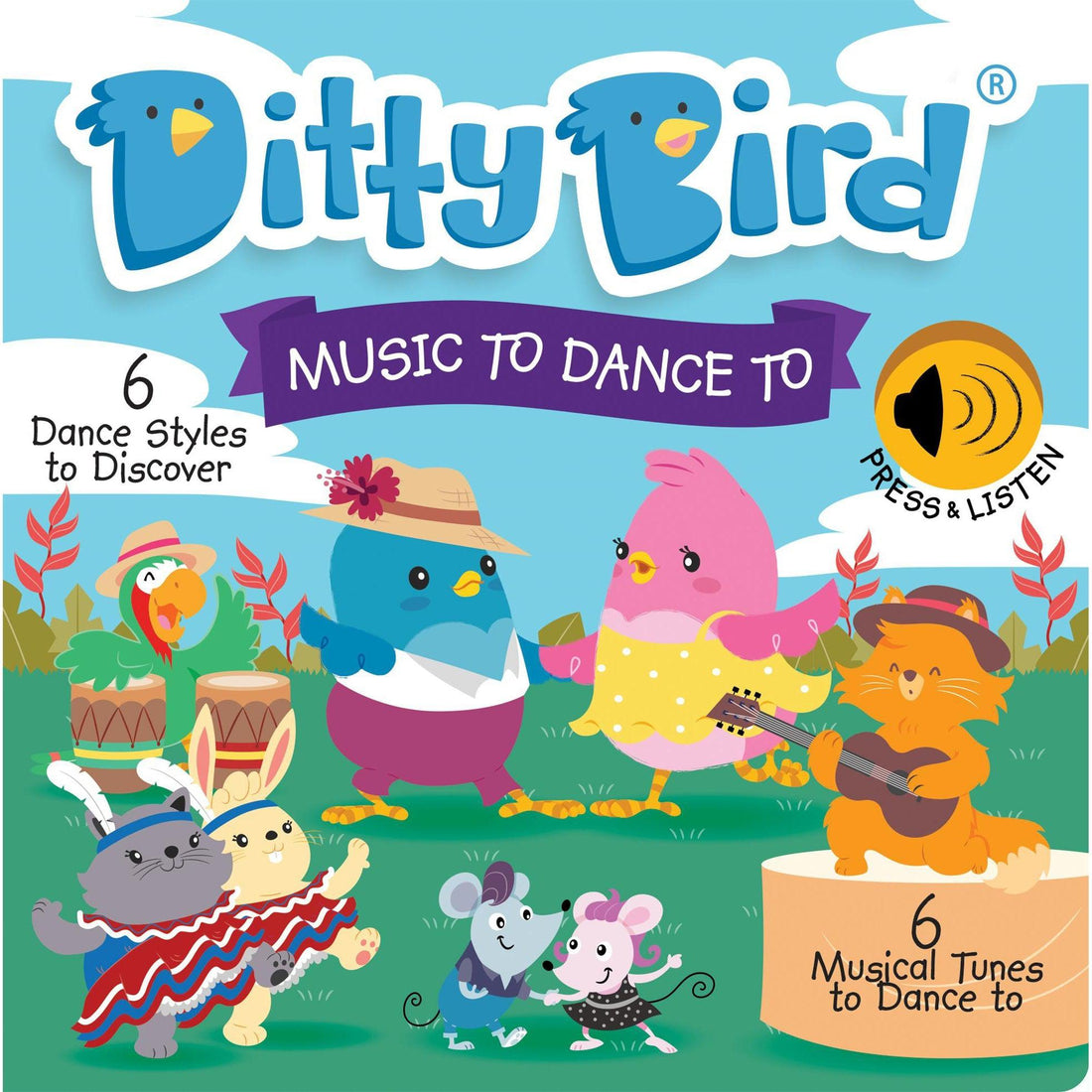Ditty Bird Music To Dance To-Baby Activity Toys-Ditty Bird-bluebird baby & kids