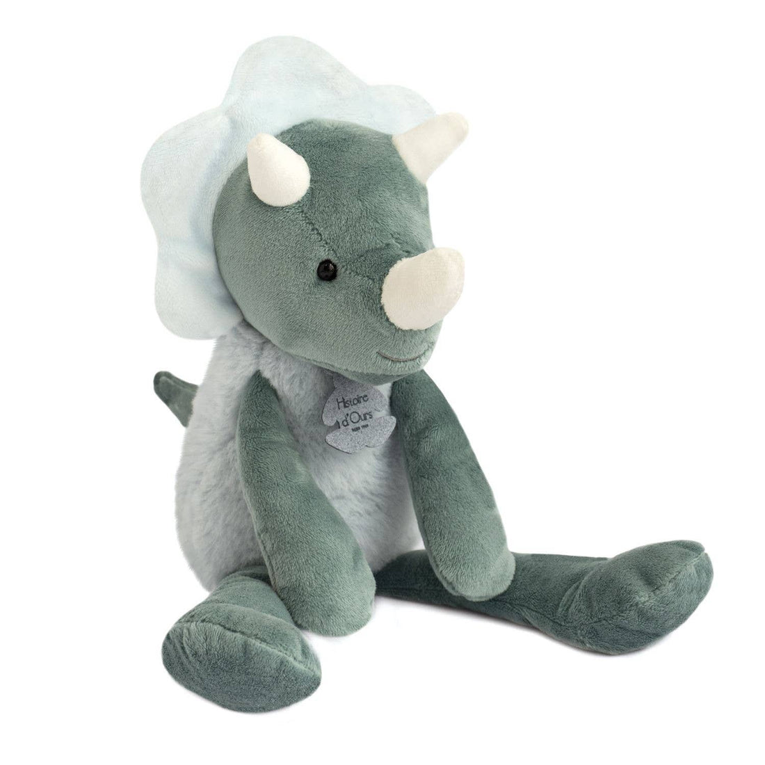 Stuffed Animal Dinosaur Plush Histoire D’ours-Stuffed Animals-Doudou Et Compagnie-bluebird baby & kids