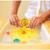 Big Bird Sesame Street GloPal Character + 2 cubes-Bath Toys-GloPals-bluebird baby & kids