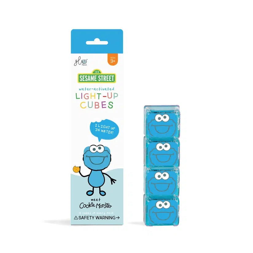 Cookie Monster Light Up Cubes-Bath Toys-GloPals-bluebird baby & kids