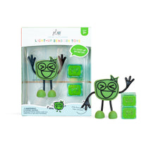 GloPals: Light Up Sensory Toy + Cubes-Bath Toys-GloPals-Green-bluebird baby & kids