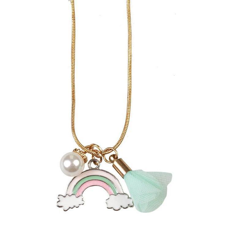 necklace - rainbow tassel-Dress Up-Great Pretenders-bluebird baby & kids